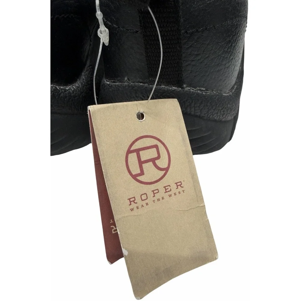 Roper Performance Slip On  Mens Black Casual Shoes‎ 09-020-0601-0208 Sz-10